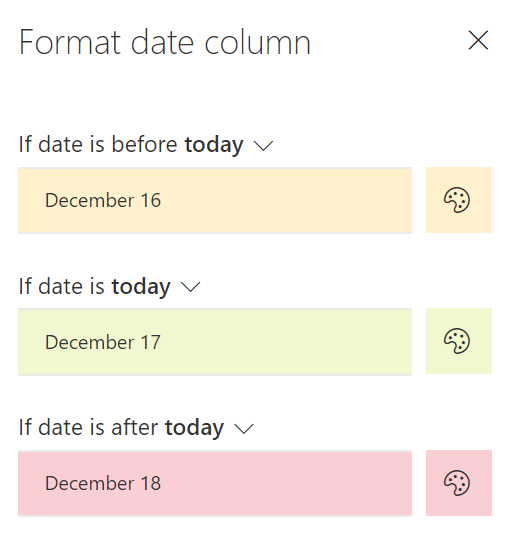 date formatting